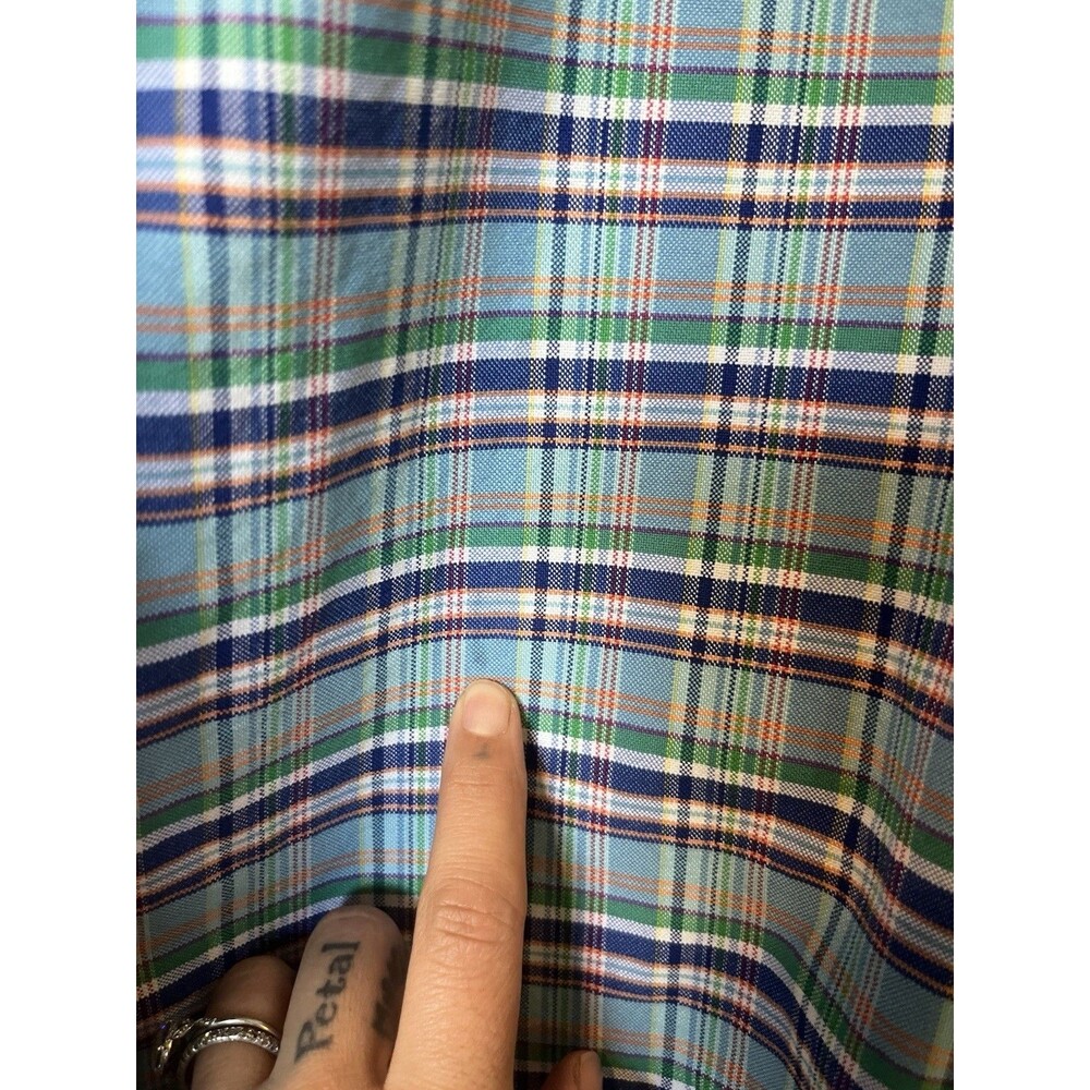 Ralph Lauren Blue Plaid Oxford Button Down Shirt Size XXL - Picture 10 of 10